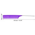 thumbnail image 3 of Unique Bargains Wide Tooth Hair Brush Tail Comb for Home Use Styling Comb Plastic Purple, 3 of 6