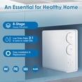thumbnail image 3 of EastVita 600 GPD Reverse Osmosis System,Tankless Reverse Osmosis Water Filter,2:1 Pure to Drain,Under-Sink Water Filtration System,White, 3 of 7