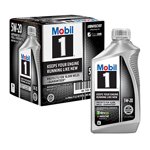Mobil 1 44975 5W-20 Synthetic Motor Oil - 1 Quart Bottle (Pack of 6)