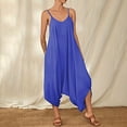 thumbnail image 1 of LSLJS Combinaison Pantalon Décontractée d'Été Imprimée Sans Manches et Dos Nu pour Femmes, One Piece Combinaisons Cadeaux pour Femmes, 1 of 8