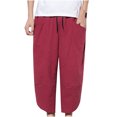 thumbnail image 1 of Birdeem Pantalon Décontracté en Coton et Lin pour Hommes, 1 of 12