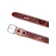 thumbnail image 2 of CTM® Boys Cowboy Print Embossed Belt, 2 of 3