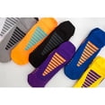thumbnail image 4 of Unisex Spring Summer New Ankle-Length Athletic Socks with Breathable Mesh & Moisture-Wicking Nylon Material, Anti-Skid Shock-Absorbent Grains, Patchwork Print Design for Running, Soccer, Basketball,, 4 of 6