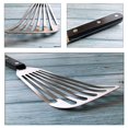 thumbnail image 4 of Spatule Ajourée en Acier Inoxydable de 11 Po / Retourne-Gril Antiadhésif pour Poisson, Burgers et Crêpes / Qualité Commerciale, 4 of 5