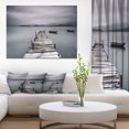 thumbnail image 1 of Design Art - Pier and Boats at Seashore, 1 of 3