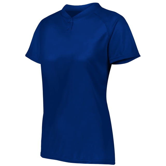 Augusta sportswear Women's Attain Wicking Two Button Softball Jersey