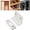 Silver_base4025, variante sur Loquet Magnétique pour Porte Coulissante, Loquet d'Armoire, Quincaillerie en Acier Inoxydable, Organisateur de Garde-Robe/armoire, 1 Paire, Épaisseur de 1,5-2 mm, Cuisine/chambre