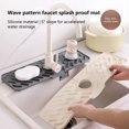 thumbnail image 3 of TIELUTT Faucet Mat for Kitchen SinkSlope Fast Dish Drying Rack Stainless Steel Stainless Steel Dish Rack Large Dish Pans for Kitchen 12x15 Countertop Dish Drying Rack with 2 Tier Dish Drying Rack with, 3 of 4