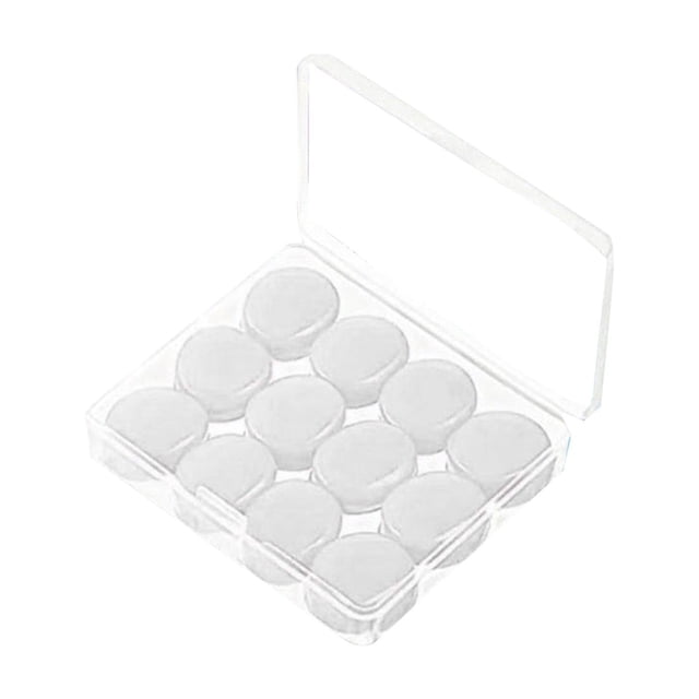 Huayishang 10 Paires de Bouchons d'Oreilles pour Dormir Réutilisables Moulables en Silicone Bouchons d'Oreilles Doux à Réduction de Bruit Bouchons d'Oreilles Anti-Sons avec Étui pour Natation Concert 40dB NRR (Multicolore)