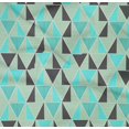 thumbnail image 5 of oneOone Organic Cotton Poplin Twill Fabric Triangle Geometric Printed Craft Fabric BTY 42 Inch Wide, 5 of 5