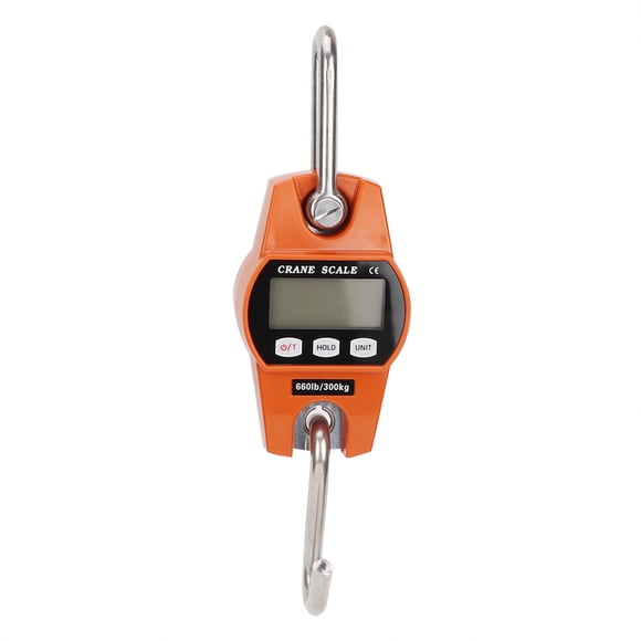 Fyearfly Digital Crane Scale,Digital Crane Scale 300kg/600lbs Heavy Duty Hanging Scale for Home Farm Factory Hunting