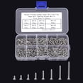 thumbnail image 3 of 800PCS Assorted Phillips Flat Head Wood Screws, Sizes M2 to 20mm Comprehensive M2 Self-Tapping Screw Set, 3 of 6