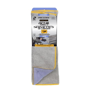Prestige Series  2 Sided Coral Fleece/Twisted Terry Car Cleaner Towels 2 pack