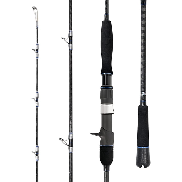 BLUEWING Casting Rods Fishing Rod 1 Piece Fishing Pole with SIC K-series Guides and Stainless Steel Frame for Inshore Fishing, Bottom Fishing, Jigging, Offshore Fishing, 7'0"