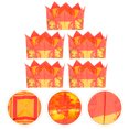 thumbnail image 4 of 5 Pcs Papier de Culte Ancestral Papier de Sacrifice Papier Jaune Papier de Culte, 4 of 9