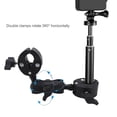 thumbnail image 3 of Double Clamp Mount Bracket, Scratch Proof Anti Slip Rubber Pad Umbrella Holder Pole Clamp  for Desktop, 3 of 7