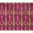 thumbnail image 4 of oneOone Tissu en Coton Flex Rayé & Tourbillon Imprimé Ikat au Mètre 40 Pouces de Large, 4 of 4