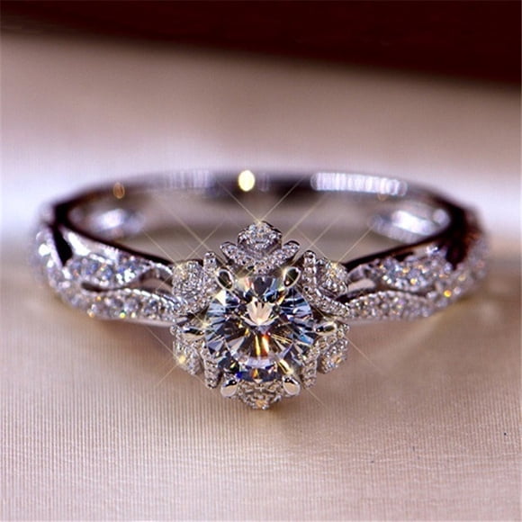 Classification de Produits Bagues Anneau Out Accessoires Fiançailles Bijoux Creux pour Femmes Qui Brille avec un Savoir-Faire Élégant et
