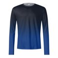 thumbnail image 4 of WEAIXIMIUNG Noël Homme Automne Hiver Décontracté Brossé Col Rond Manches Longues Chemise de Base Haut Blouse, 4 of 4
