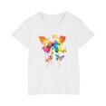 thumbnail image 1 of RXIRUCGD 2025 Vêtements d'Été pour Enfants T-shirt Imprimé Mode Mignon Col Rond Manches Courtes, 1 of 5