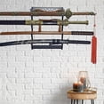 thumbnail image 3 of GROWTH TANK Stand Stand Wall Mount Holder, Ancient Chinese Display Hanger Samurai 4 Tiers, 3 of 8