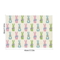 thumbnail image 3 of TIMIFIS Easter Placemats, Beautiful Happy Easter Placemats Spring Easter Place Mats Vintage Dining Table Decorations Bunny Chick Easter Holiday Table Mats for Kitchen Dining Decoration Home Decor, 3 of 6