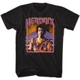 thumbnail image 1 of Jimi Hendrix Spationaute Jimi T-Shirt Noir pour Adulte, 1 of 2