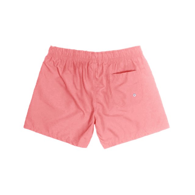 Mens Swim Shorts Summer Board Shorts Solid Pink M