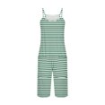 thumbnail image 5 of FAIWAD Rompers for Women Summer Casual Short Jumpsuits Overalls with Pockets 2024 Striped Jumpers, 5 of 5