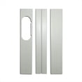 thumbnail image 1 of 3PCS Adjustable Portable Window Kit Plate for Air Conditioner Accessories Air Conditioner Window Attachment-55CM,1 x Window Kit Plate with screw,Silver, 1 of 6