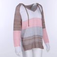 thumbnail image 4 of Womens Pullover Hoodie Sweaters Color Block Long Sleeve Sweatshirts Lounge Hoodie Tops, 4 of 8