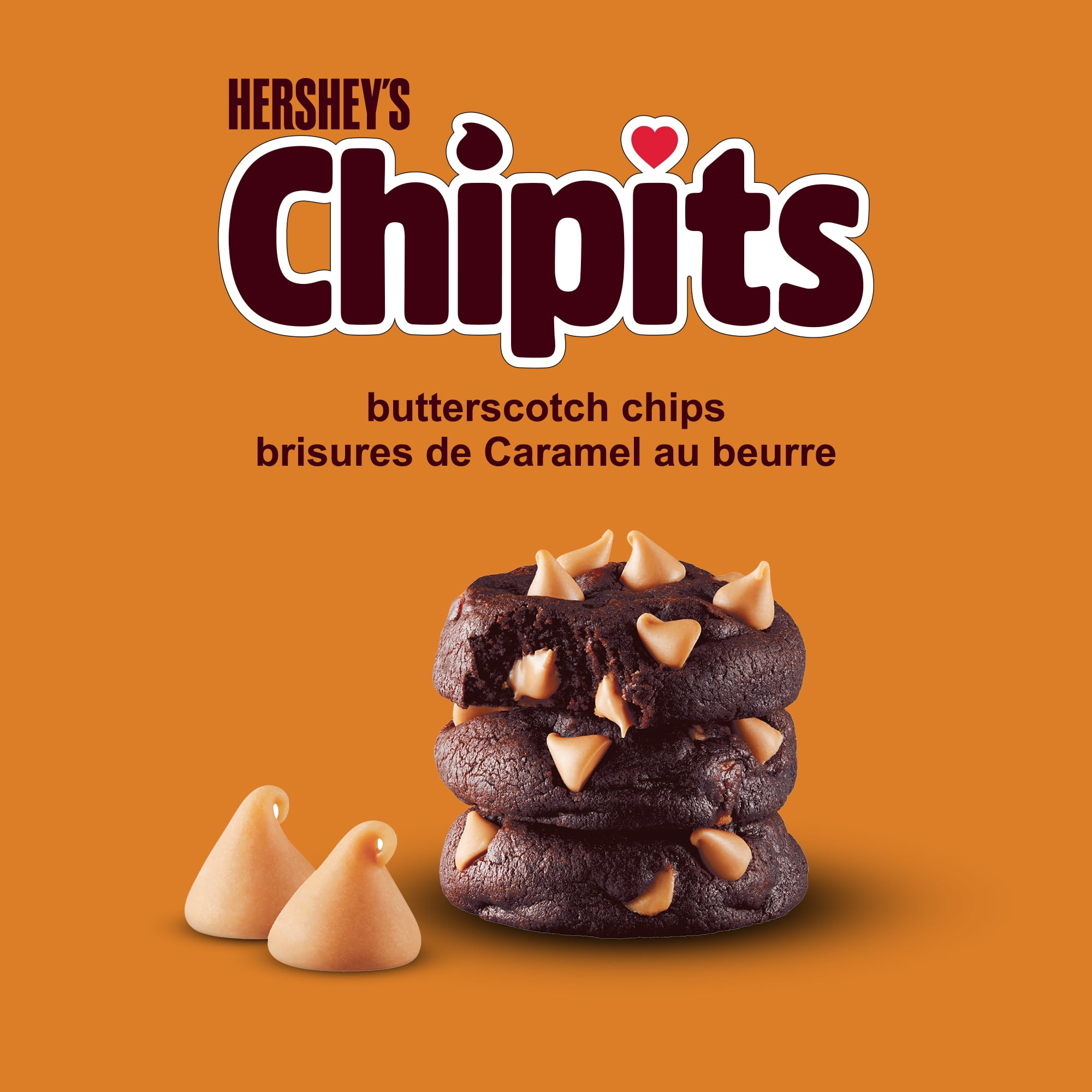 Brisures de crème blanche HERSHEY'S CHIPITS, 200 g