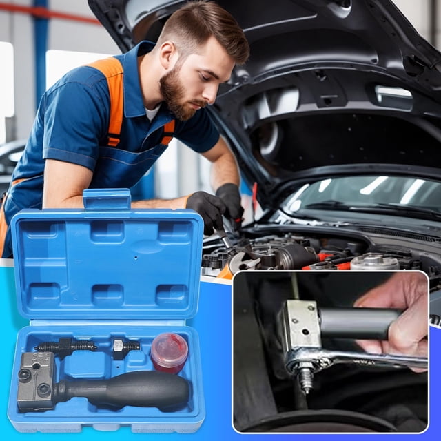 Dpityserensio Expander Brake Line Oil Pipe Air Conditioning Pipe Hole Expansion Head Tool Brake Pipe Head 4.75mm Auto Repair