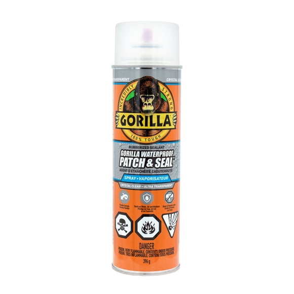Gorilla Waterproof Patch & Seal Spra396g, Clear