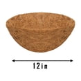 thumbnail image 2 of Lksixu Hanging Basket Coconuts Fiber Planter Inserts Replacement Liner For Flower Pot, 2 of 2