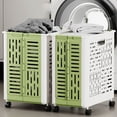 thumbnail image 1 of Sentmoon Laundry Bin Laundry Basket with Wheels Foldable Laundry Baskets Multi Functional Portable Dirty Clothes Hamper With Wheels Organization Toy Storage Basket With Handle for Ventilation, 1 of 7