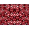 thumbnail image 1 of Ahgly Company Tapis Rectangulaire Lavable en Machine Intérieur Transitionnel Rouge Tomate, 4 Pieds x 6 Pieds, 1 of 7