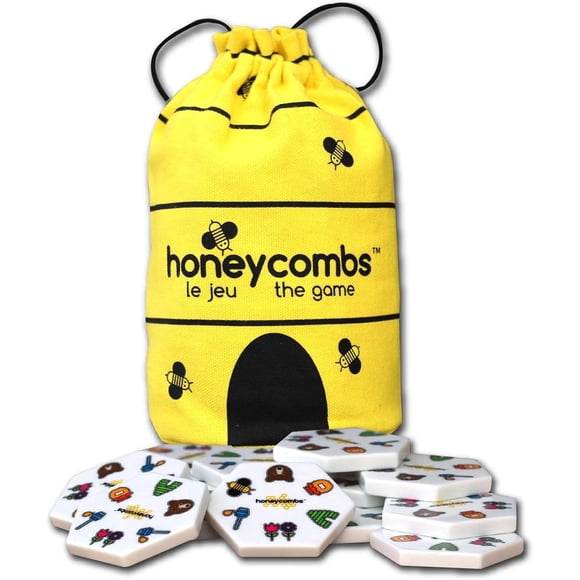 Honeycombs Game, Award Winning Tiles Matching Game for Kids & Families, 52 Tiles, Ages 5+, 1- 8 Players, Educational STEM Toy for Cognitive Development, Mensa Recommended Board Game for Learning