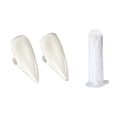 thumbnail image 2 of Harpily Event Party Decor 4 Sizes Realistic Teeth With Super Strong Adhesive Props For Halloween Costume Party Cosplay Masquerade Gift, 2 of 4