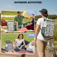 thumbnail image 3 of Floral and Skull Artistic Design Insulated Cooler Backpack - 20L Lightweight & Portable for Road Trips, 3 of 5