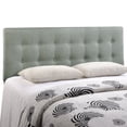 thumbnail image 4 of Emily Queen Upholstered Fabric Headboard - Gray, 4 of 4