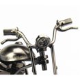 thumbnail image 3 of Motorcycle Model Iron Bronze Tone Metal Small Motorbike Model for Home Decor (Grey), 3 of 8