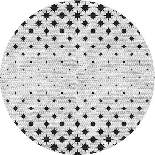 Ahgly Company Tapis d'Intérieur Lavable en Machine Carré Gris Platine, 3 Pieds Carré