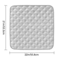 thumbnail image 2 of GROWTH TANK Gris - Coussins de Chaise - Alèse Réutilisable Imperméable pour Canapé et Matelas -, 2 of 9