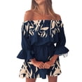 thumbnail image 1 of Robes d'Été pour Femmes Robes de Cocktail pour Femmes Décontractées Plage Aguichant Robe Ample Décontractée Femmes Tunique à Épaules Robes d'Été Décontractées Robes Maxi Décontractées pour Femmes Coupe Ample Manches Évasées Mini Robe Fleurie, 1 of 9