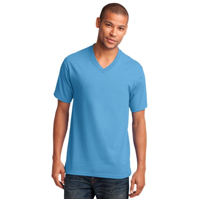 54oz 100% Cotton VNeck TShirt