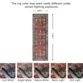 thumbnail image 2 of JV Home Runner Rug Oushak Red Brown 2' x 7' Washable Rugs Anti Slip, 2 of 7