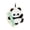 C, variant on Kitchen Hand Towels 8.6 in x 7.8 in Black Polyester Absorbent Drying Towel with Cute Panda Design Hangable for Holiday Gift