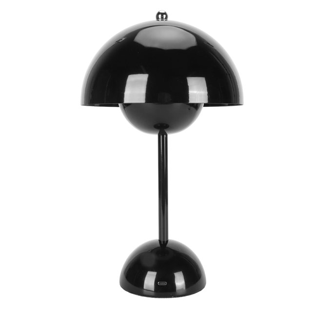 Lampe de Table Sans Fil, Lampe de Table LED Champignon Portable Tactile à Intensité Réglable, Rechargeable par USB, Lampe de Bureau Moderne pour Maison, Restaurant, Chambre, Café