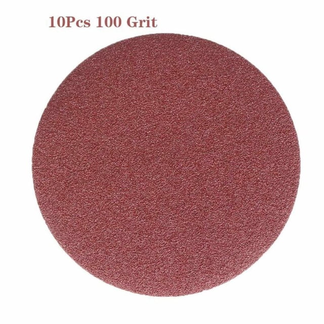 10 Pcs Feuilles de Sable Disques Rondes 5 Pouces/125mm 40-2000Granules Polissage Papier de Sable